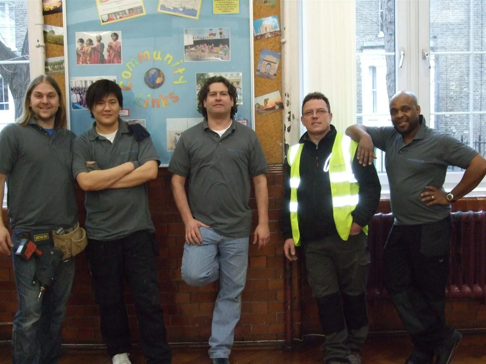 The Royal Docks Electrical team on a commercial job in East London
