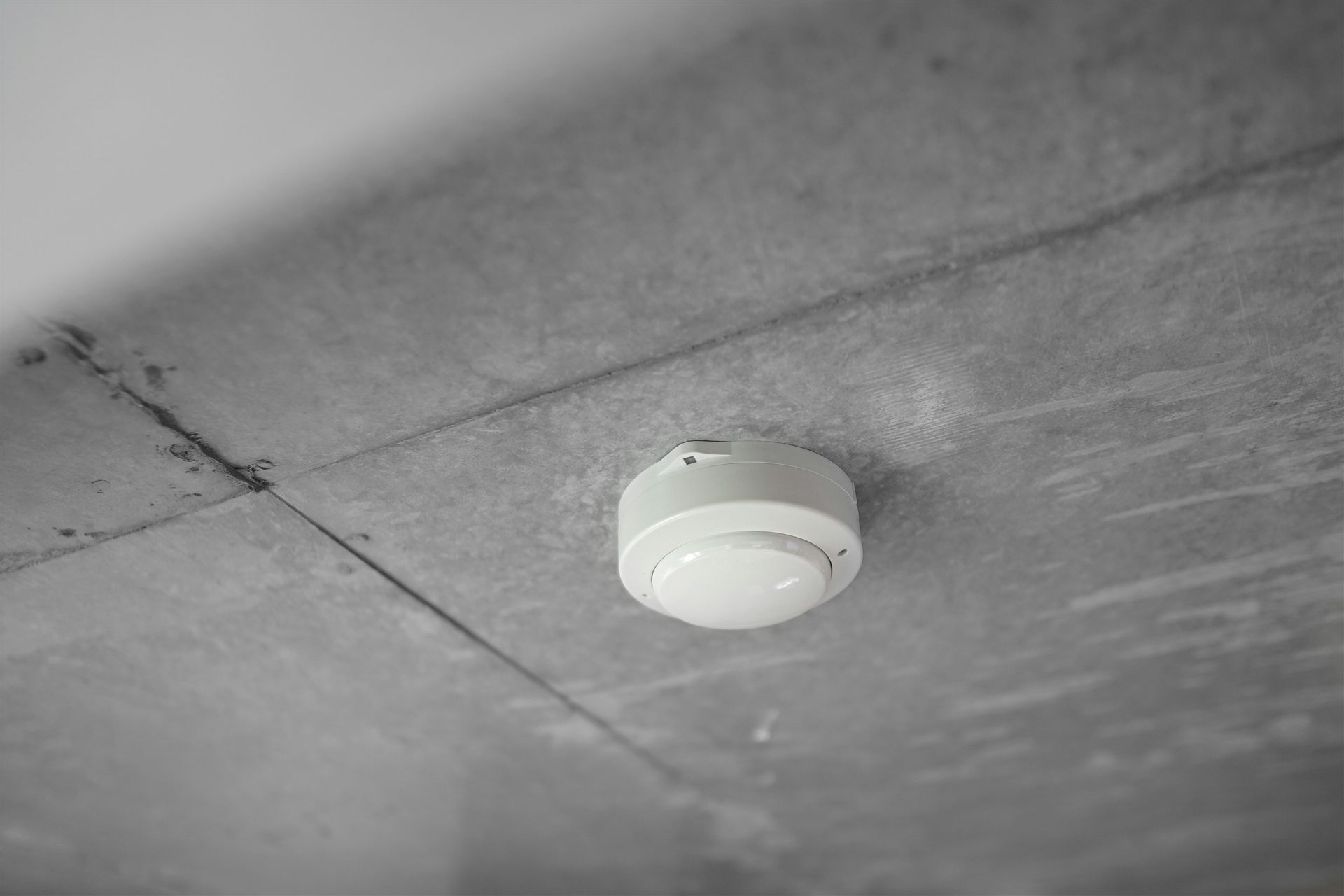 Ceiling smoke detector replaced in an East London home